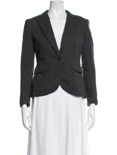 Pre-owned Rag & Bone Wool Blazer In Grey