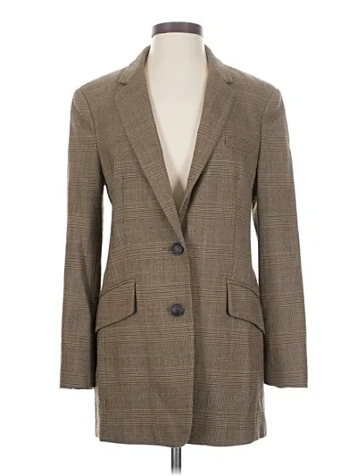 Pre-owned Rag & Bone Wool Blazer Jacket In Brown