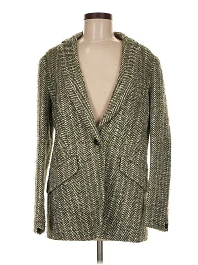Pre-owned Rag & Bone Wool Blazer Jacket In Green