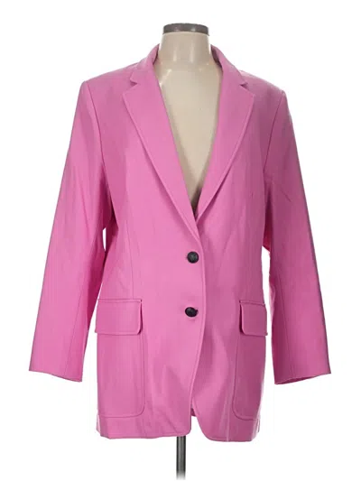 Pre-owned Rag & Bone Wool Blazer Jacket In Pink