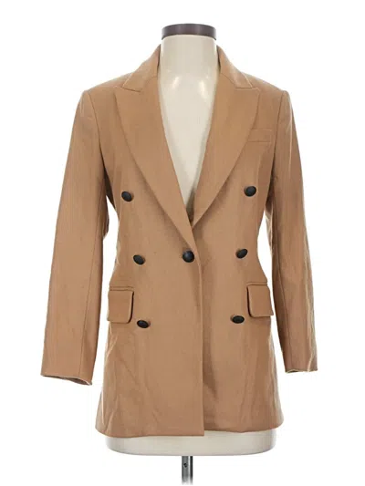 Pre-owned Rag & Bone Wool Blazer Jacket In Tan