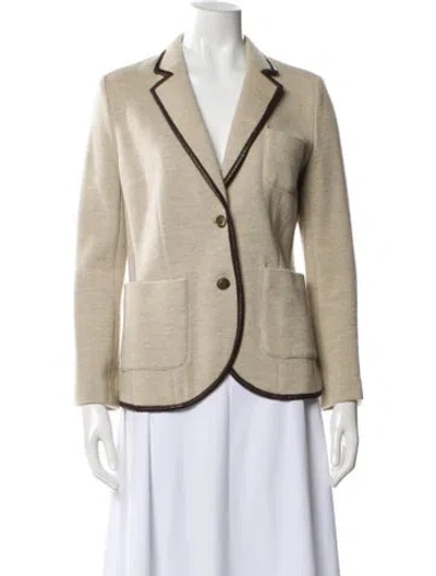 Pre-owned Rag & Bone Wool Blazer In Neutral