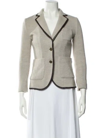 Pre-owned Rag & Bone Wool Blazer In Neutral
