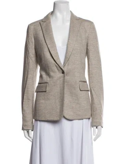 Pre-owned Rag & Bone Wool Blazer In Neutrals