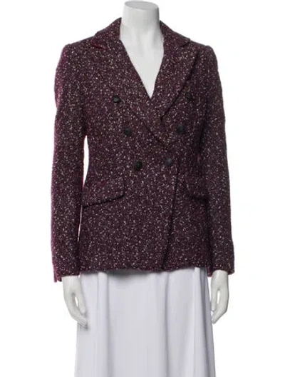 Pre-owned Rag & Bone Wool Blazer In Purple