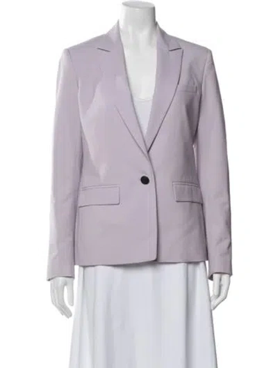 Pre-owned Rag & Bone Wool Blazer In Purple