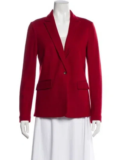 Pre-owned Rag & Bone Wool Blazer In Red