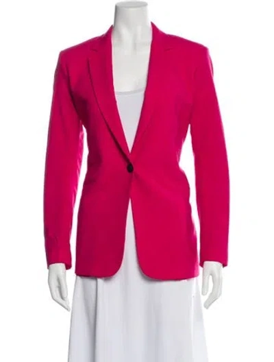 Pre-owned Rag & Bone Wool Blazer In Red