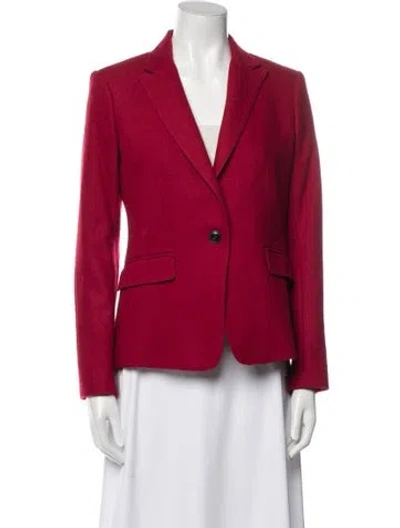 Pre-owned Rag & Bone Wool Blazer In Red