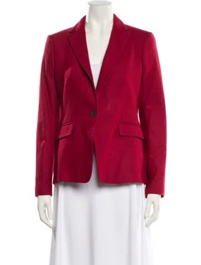 Pre-owned Rag & Bone Wool Blazer In Red