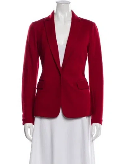 Pre-owned Rag & Bone Wool Blazer In Red