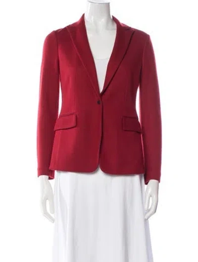 Pre-owned Rag & Bone Wool Blazer In Red