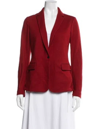 Pre-owned Rag & Bone Wool Blazer In Red