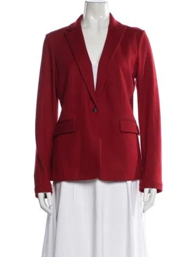Pre-owned Rag & Bone Wool Blazer In Red