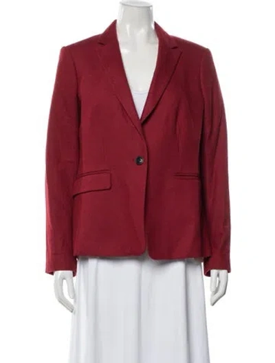 Pre-owned Rag & Bone Wool Blazer In Red