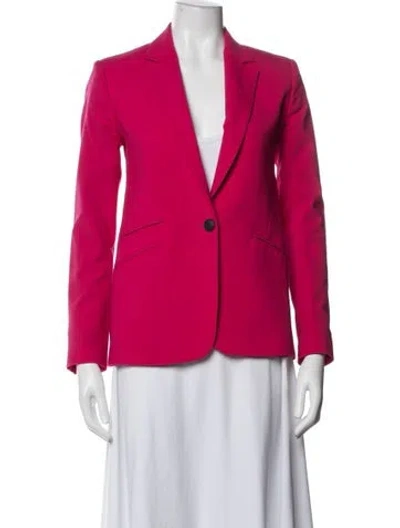 Pre-owned Rag & Bone Wool Blazer In Red