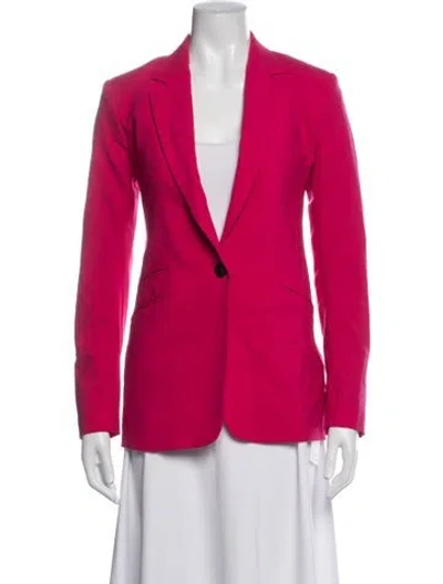 Pre-owned Rag & Bone Wool Blazer In Red
