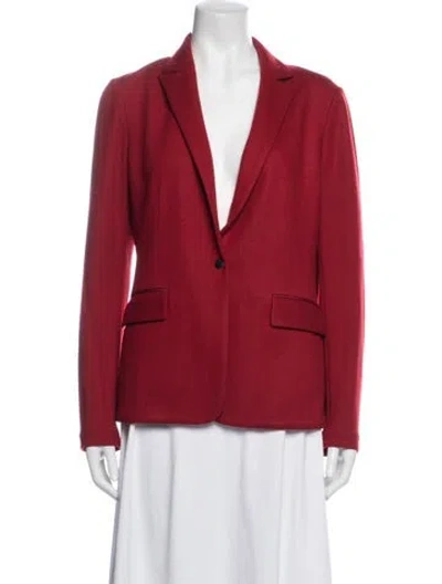 Pre-owned Rag & Bone Wool Blazer In Red