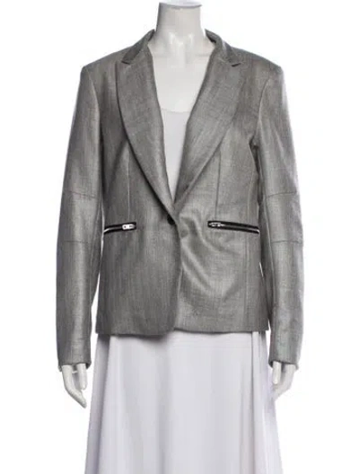 Pre-owned Rag & Bone Wool Blazer W/ Tags In Gray
