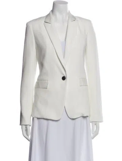 Pre-owned Rag & Bone Wool Blazer In White