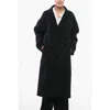 Rag & Bone Wool Blend Double-breasted Coat In Black