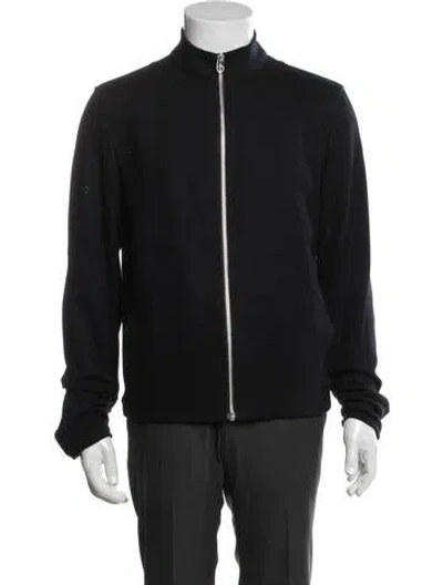Pre-owned Rag & Bone Wool Bomber Jacket In Black