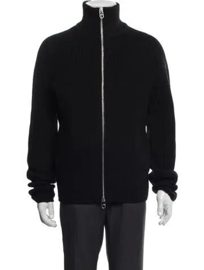 Pre-owned Rag & Bone Wool Bomber Jacket In Black