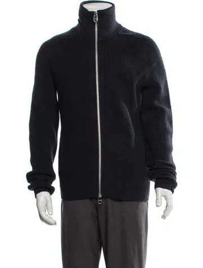 Pre-owned Rag & Bone Wool Bomber Jacket In Blue
