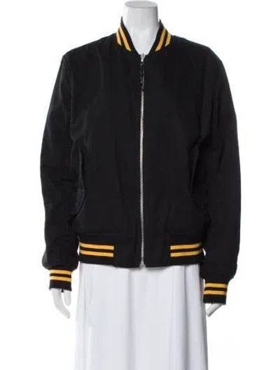 Pre-owned Rag & Bone Wool Bomber Jacket In Gray