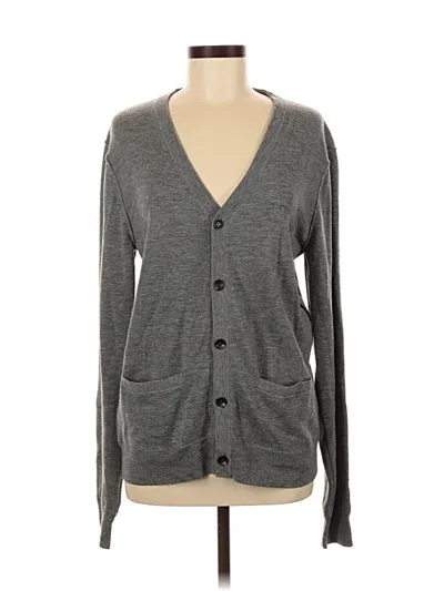 Pre-owned Rag & Bone Wool Cardigan Sweater In Gray