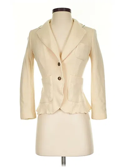 Pre-owned Rag & Bone Wool Cardigan Sweater In White