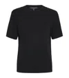 Rag & Bone Wool-cashmere Crawford T-shirt In Black