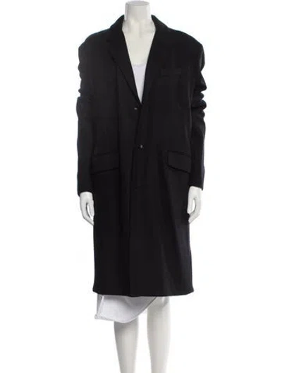 Pre-owned Rag & Bone Wool Coat In Black