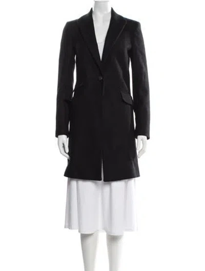 Pre-owned Rag & Bone Wool Coat In Black
