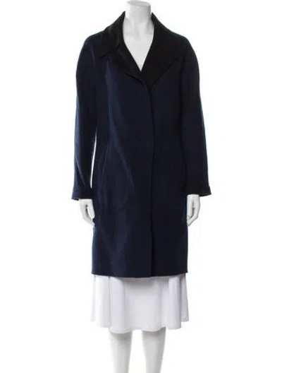 Pre-owned Rag & Bone Wool Coat In Blue