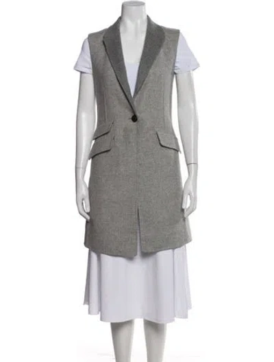Pre-owned Rag & Bone Wool Coat In Blue