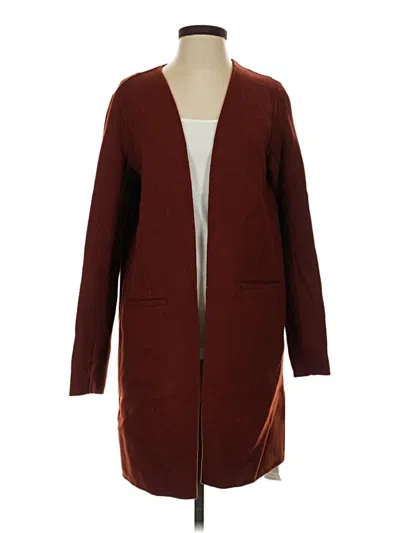 Pre-owned Rag & Bone Wool Coat In Burgundy
