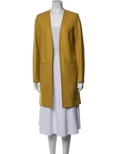 Pre-owned Rag & Bone Wool Coat In Yellow