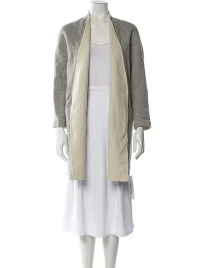 Pre-owned Rag & Bone Wool Colorblock Pattern Evening Jacket In Gray