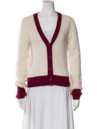 Pre-owned Rag & Bone Wool Colorblock Pattern Sweater In Neutral