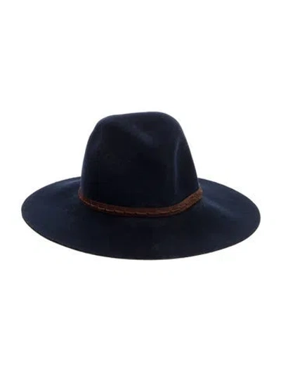 Pre-owned Rag & Bone Wool Cowboy Hat In Blue