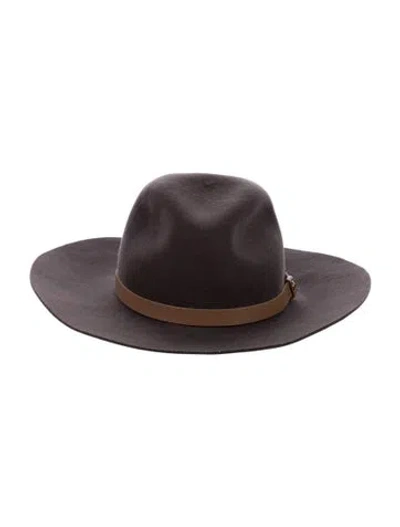 Pre-owned Rag & Bone Wool Cowboy Hat In Brown