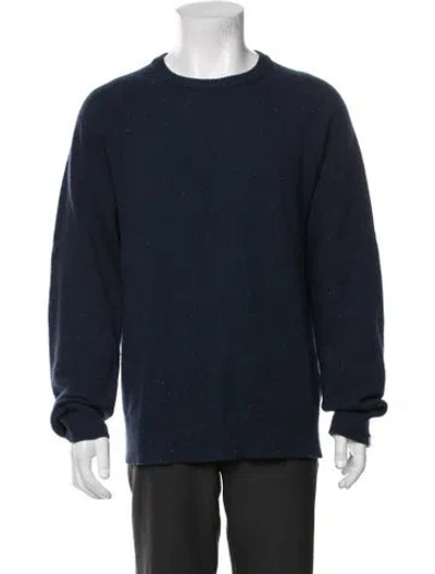 Pre-owned Rag & Bone Wool Crew Neck Pullover In Blue