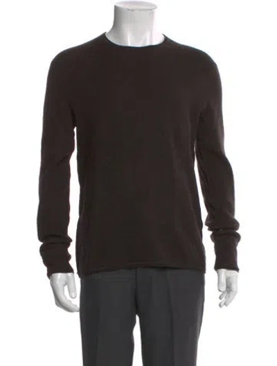 Pre-owned Rag & Bone Wool Crew Neck Pullover In Brown