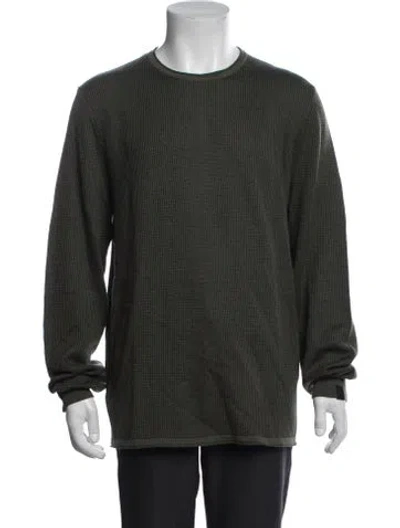Pre-owned Rag & Bone Wool Crew Neck Pullover In Green
