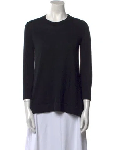 Pre-owned Rag & Bone Wool Crew Neck Sweater In Black