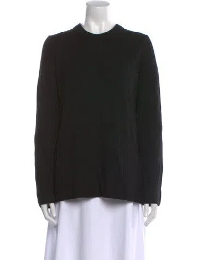 Pre-owned Rag & Bone Wool Crew Neck Sweater In Black