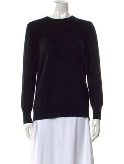 Pre-owned Rag & Bone Wool Crew Neck Sweater In Black