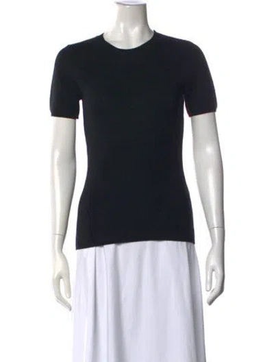 Pre-owned Rag & Bone Wool Crew Neck Sweater In Black