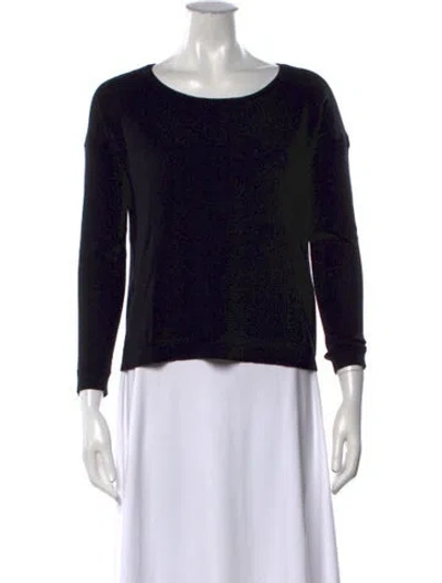 Pre-owned Rag & Bone Wool Crew Neck Sweater In Black